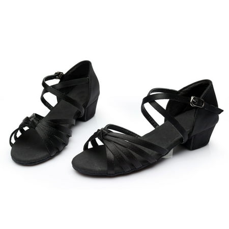 

〖Yilirongyumm〗 Black 40 Sandals Women Fashion Dancing Prom Ballroom Latin Dance Shoes Sandals