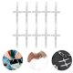 thumbnail image 4 of 10 piezas de acero inoxidable en forma de cruz colgante DIY accesorios de fabricación de joyas para collar pulsera (plata), 4 of 8