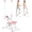 White, variant on Goplus Stair Stepper, Foldable Vertical Climber Exercise Machine with Detachable Handlebar, LCD Monitor, Compact Fitness Stepper Full-Body Cardio Workout Equipment for Home Gym Exercise
