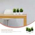 3pcs Small Fake Plants Mini Artificial Plants with Plants Home Office