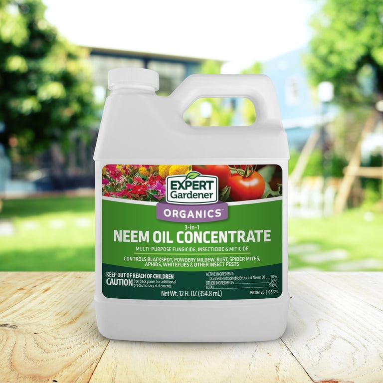 Expert Gardener Neem Oil Insect and Disease Control, 12 fl oz. Concentrate