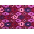 thumbnail image 1 of Ahgly Company Indoor Rectangle Abstract Pink Modern Area Rugs, 7' x 9', 1 of 4