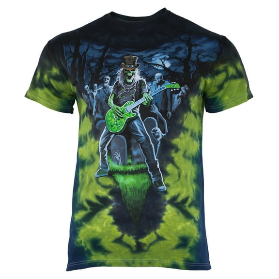 Ghoul Guitarist V Tie-Dye T-Shirt - Large