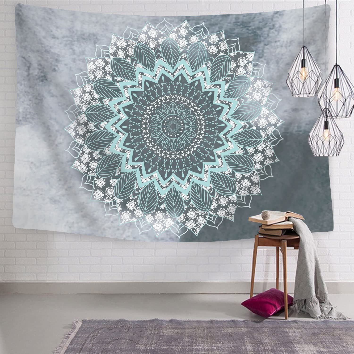 Montreal Tappassier Ombre Indian Wall Hanging Hippie Mandala Tapestry Bohemian for sale online 