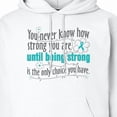 thumbnail image 3 of Inktastic Ovarian Cancer Being Strong Adult Hoodie Sweatshirt, 3 of 4