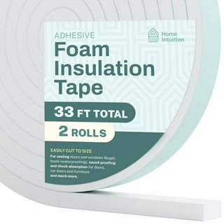 Fule Open Cell Foam Seal Tape 1 Rolls, 0.38 W X 39 L, Air Conditioner  Side Insulated Foam Panel Seal Low Density Door Insulation Panels High
