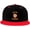 Red, variant on Fox Hip Hop Hat Two Tone Flat Bill 6 Panel Cap Unisex
