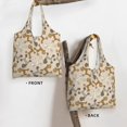 thumbnail image 3 of Xecao's Cartoon Poodle Dog Canvas Tote Bag is a versatile choice for women, serving as a stylish beach bag, shopping bag,and reusable grocery bag., 3 of 5