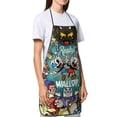 thumbnail image 3 of The Cuphead Show Adjustable Bib Apron, Waterdrop Resistant Aprons with 2 Pockets Cooking Kitchen Aprons for Women Men Chef, 3 of 8