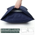 thumbnail image 6 of REGALWOVEN Pillowcases Set of 2, Super Soft Cotton Bed Pillow Covers with Envelope Closure Navy Blue King, 6 of 8