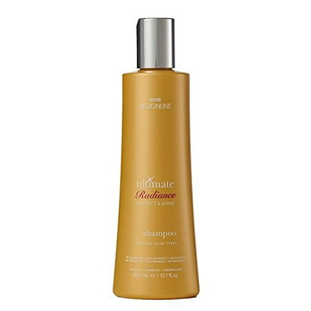 Ultimate Radiance Shampoo, 10.1 oz - DESIGNLINE - Sulfate Free Formula Hydrates Hair & Fights Color (Best Shampoo To Keep Color From Fading)
