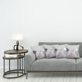 thumbnail image 3 of Ambesonne Abstract Throw Pillow Cover 4 Pack, Colorful Squares Dots, 20", Purple White Grey, 3 of 5