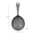 thumbnail image 4 of Viski Stainless Steel Julep Strainer, Bar Cart Tools, Home Bar Gifts, Black, 4 of 6