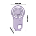 thumbnail image 3 of Mini ventilador de mano recargable USB de bolsillo: ventilador portátil con clip para exteriores con 3 velocidades, ventilador de viaje compacto para senderismo, camping y uso diario., 3 of 6