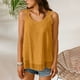 thumbnail image 1 of TaTaai Flattering Ruffle Sleeveless Tank, Women's Boho Chiffon Round Neck Lacing Top, Breathable Summer Style, Ideal for Spring Daily Casual Use Gift, 1 of 8