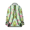 thumbnail image 3 of Avocado Pattern Backpack for Work or Travel, Lightweight Design Featuring Cute Kawaii Fruit Illustration for Daily Use, 3 of 6