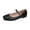 Black, variant on Commforr Women's Shoes Dress Shoes for Women Mary Jane Shoes for Women Women's Flats Women's Mary Jane Flats Closed Square Toe Ballet Flat Dressy Comfortable Slip on Shoes Pink 9.5