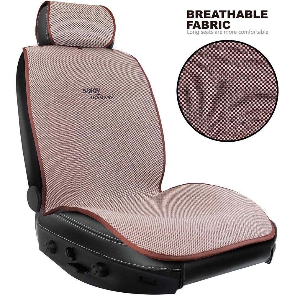 Sojoy IsoTowel Car Seat Cover For Cars Trucks Vans Microfiber Seat