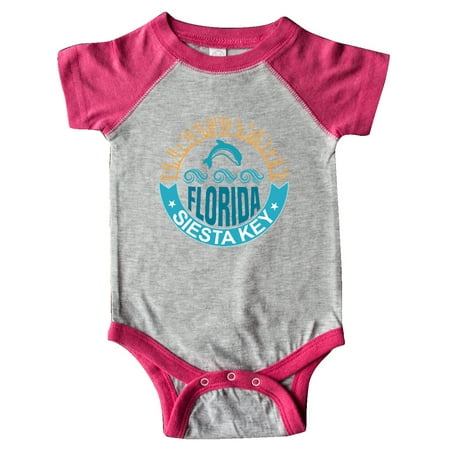 

Inktastic Siesta Key Florida Beach Vacation Gift Baby Boy or Baby Girl Bodysuit