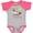 Baseball Heather and Hot Pink, variant on Inktastic Someone in Virginia Loves Me Boys or Girls Baby Bodysuit