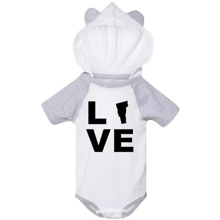 

Inktastic Love Vermont Gift Baby Boy or Baby Girl Bodysuit