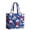 Holiday pentagram, variant on American Tote Bag Stars and Stripes 4th of July Patriotic Large Quilted Tote Shoulder Bag for Daily Wear