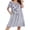 Grey Floral, variant on Nightgowns for Women Short Sleeve House Dress with Pockets Soft Moomoo Pleated Mumu Dresses V Neck Sleepwear