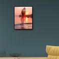thumbnail image 3 of Cuadros Decorativos Pintura de diamantes de flores junto al mar 5D taladro redondo completo bordado DIY imagen Tmvgtek embutido en tela, 3 of 9