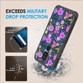 thumbnail image 4 of Compatible for Sharp Rouvo V FIH STTM21VAPP Slim Shockproof Hybrid Cover Cellphone Case - mk Mystical Floral, 4 of 5