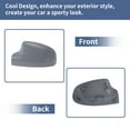 thumbnail image 3 of Reemplazo de tapa de espejo lateral izquierdo ABS de 1 Pc Gloss Gray para DACIA DUSTER 2012 - 2017, cubierta de guardia de espejo No.963736915R, 3 of 7