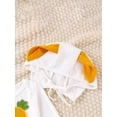 thumbnail image 5 of Jxzom Infant Baby Boys Girls Easter Outfit 3 6 9 12 18 Months Carrot Applique Pattern Long Sleeve Jumpsuit Romper with Bunny Hat, 5 of 8