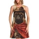 thumbnail image 1 of Disketp Western French Bulldog Cowboy para Vestido sin Mangas para Mujeres, Vestidos de Verano para Mujeres, Casual y Holgado para la Playa, 1 of 7