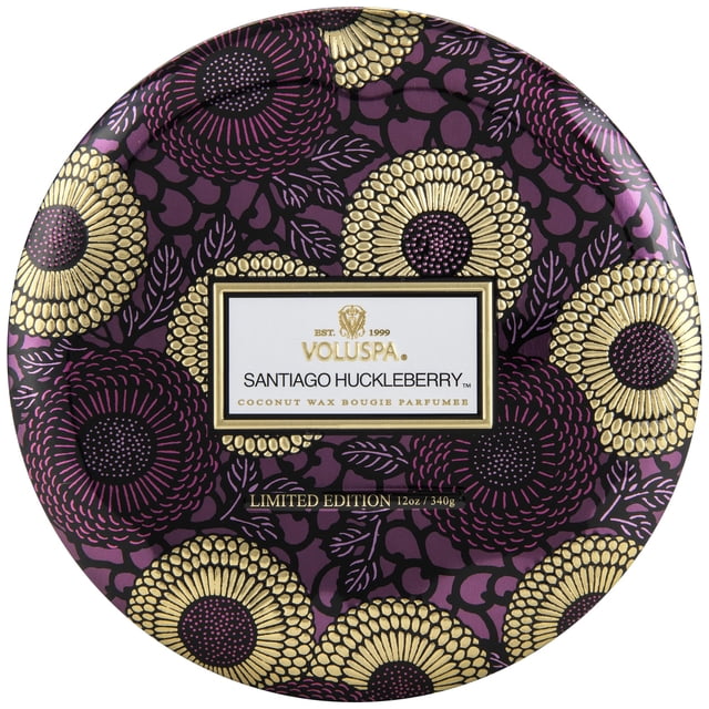 Vela Voluspa Santiago Huckleberry 340 g 40 h de duración