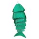 thumbnail image 1 of Color Koi Fish Wind Chimes Hierro Colgante Decoración Colgante Adornos de Windchime Escultura de pared para el hogar Patio Jardín Verde Sunnimix Campanas de viento, 1 of 7