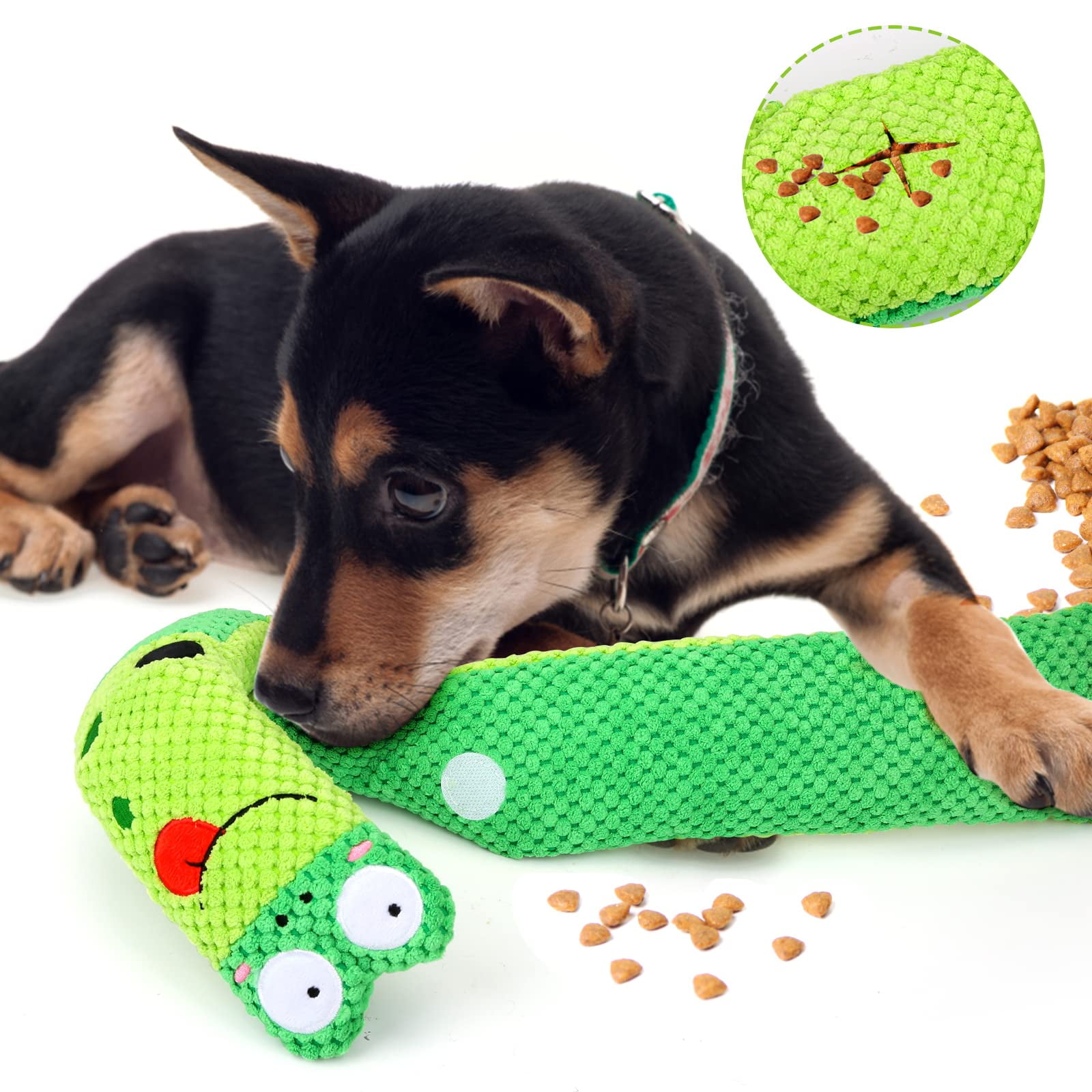 Felyong Dog Toys for Boredom and Stimulating, Dog Puzzle Toys - Squeaky  Snuffle Treat Hiding Dispenser Mentally Stimulating Toys for Dogs, Chew  Plush
