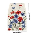 thumbnail image 3 of Nkmbld 4th of July Table Runner Decorations, Linen Patriotic Tablecloth USA Flag Stars Pattern Table Cover Vintage Kitchen Dining Home Party Decor, 3 of 8