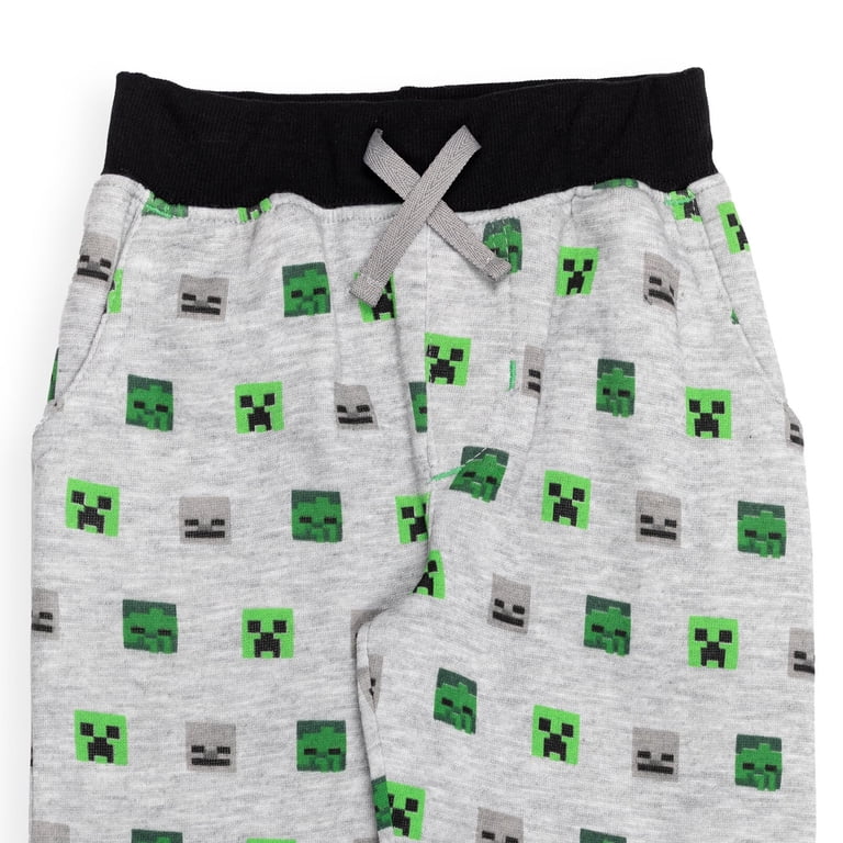 Minecraft Little Boys' 2-Pack Fleece Jogger Pants photo 6