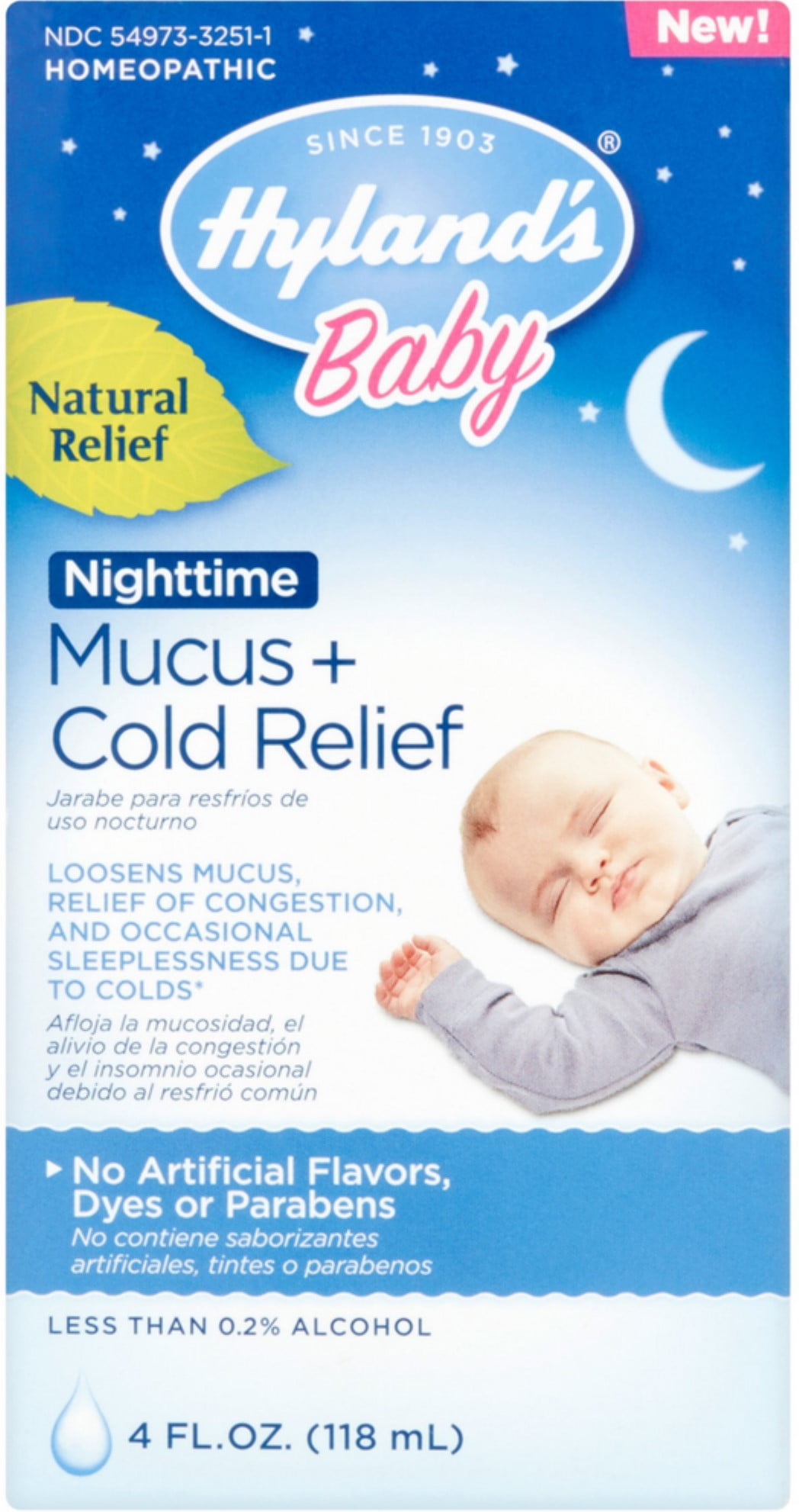mucus and cold relief hyland's baby