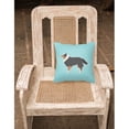 thumbnail image 5 of Carolines Treasures BB3730PW1818 Sheltie & Shetland Sheepdog Checkerboard Blue Fabric Decorative Pillow, 5 of 5