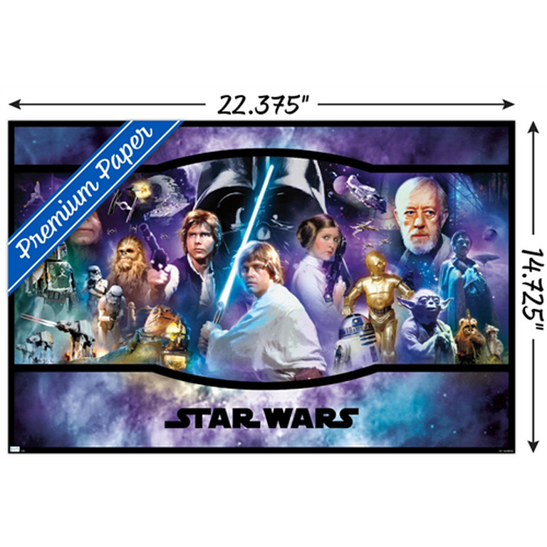 Star Wars: Original Trilogy - Banner Wall Poster, 14.725