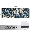 thumbnail image 5 of Kitchen Rugs Sets Of 2,Pioneer Flower Floral Print Pattern Anti Fatigue Kitchen Mat Rugs Non Slip Washable,Decorative Kitchen Floor Mats for Kitchen,Sink,Laundry,17"x47"+17"x47", 5 of 5