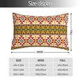 thumbnail image 2 of Zufioo Aztec Print Double-Sided Throw Pillow Cover, Pillow Protector Home Decor - With Hidden Zipper, Suitable for Bedroom, Living Room, Car Interior-20"x30", 2 of 6
