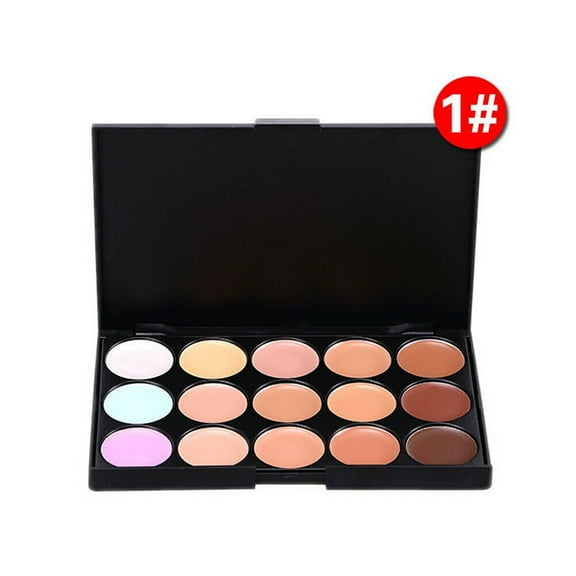 15 Colors Professional Foundation Concealer Highlight Contour Cream Palette