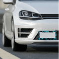 thumbnail image 5 of 1 Pcs Blue Flowers License Plate Frame, License Plate Cover for Car Decorative Parts, Aluminum License Plate Bracket Holder Rust-Proof Weather-Proof for US Standard Car, 5 of 9