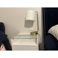 thumbnail image 5 of Floating Nightstand with Charging Station, LED Nightstand Set of 2 and Night Stand with Drawer for Living Room, Entryway Wall, Bedroom White Nightstand-White, 5 of 11