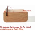 thumbnail image 4 of Lime à Frette de Guitare ZOUSSIQI, Lime à Biseau d'Extrémité de Frette à 90 Degrés, Lime à Frette de Basse pour Guitare, Lime à Biseau d'Extrémité pour Guitare avec Couronnement, Cadeau, Outils de Luthier pour Arrondir, Façonner et Ébavurer CA919-65946, 4 of 6
