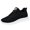 Black, variant on Knit Shoes for Men Lightweight Cr𝗈𝗌𝗌 Trainer Sneakers Comfortable 𝖫a𝖼e Up Tennis Shoes Casual Non-S𝗅ip Sport Shoes Breathable Cushioning Hiking Shoes for Summer and Autumn