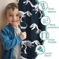 thumbnail image 3 of Blackout Kids Curtains,Cute Dinosaur Pattern Childrens Insulated Curtains Set Of 2,Bedroom Essentials,Toddler Room Decor 52x63in(132x160cm), 3 of 4