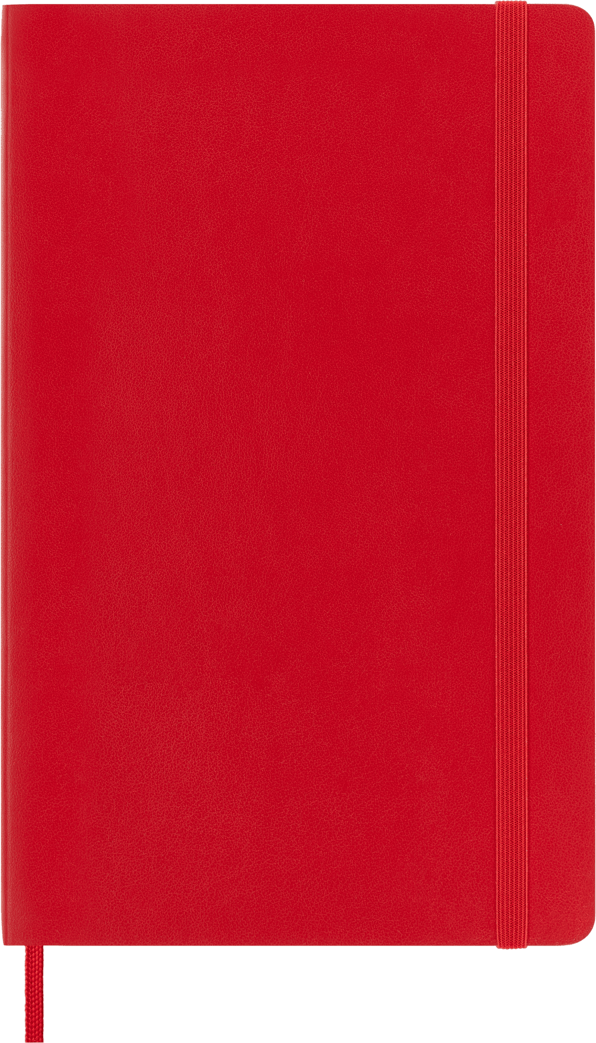 (2 pack) Moleskine Classic Notebook, Soft Cover, Ruled, Large 5" x 8.25", Scarlet Red, 192 Pages
