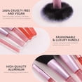 thumbnail image 3 of UYGDUY-Travel Makeup Brush Set Mini Makeup Brushes For Foundation Concealer Eyeshadow Blush Blending & Buffing Liquid Cream Powder 6PCS Travel Size Complete Function Cosmetic Brushes Kit with Case, 3 of 3